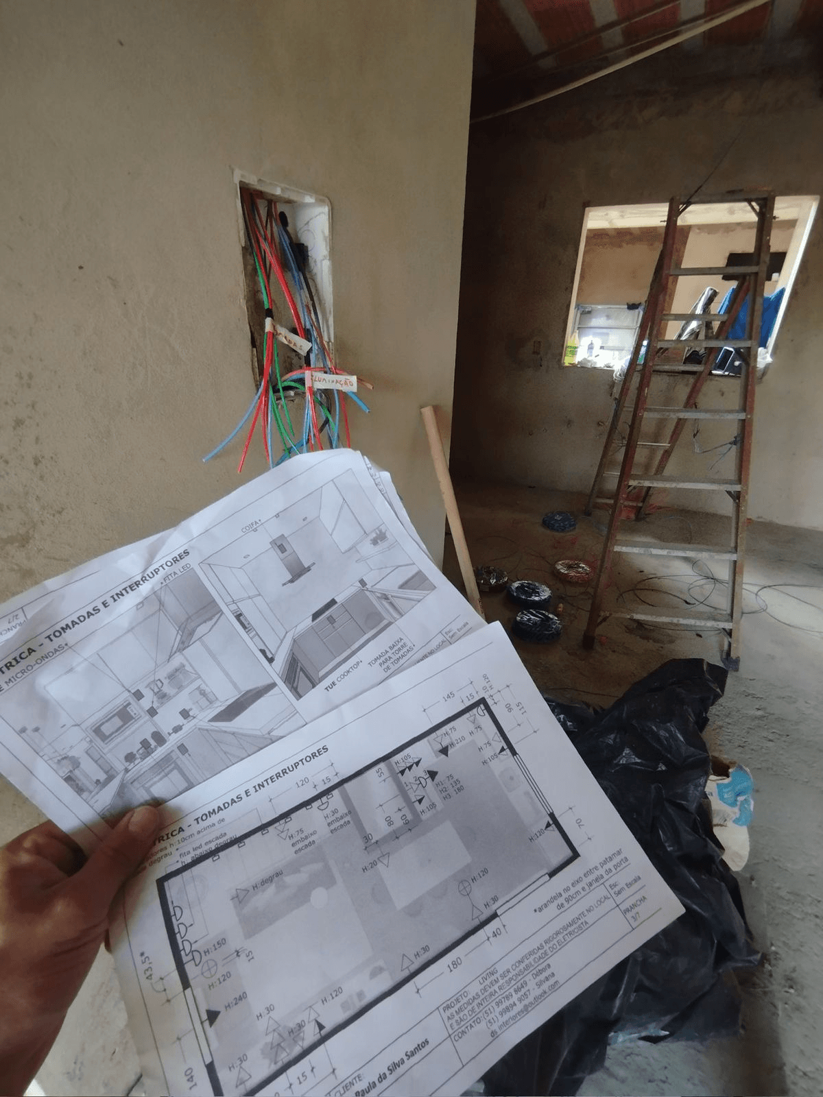 Trabalho realizado pela GS Climatização & Elétrica — projeto 20